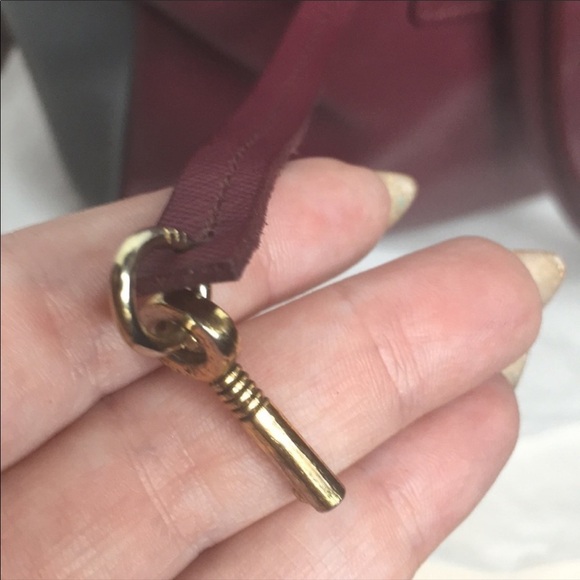 Gianni Notaro Maroon / Grey Saffiano Leather - Picture 5 of 9